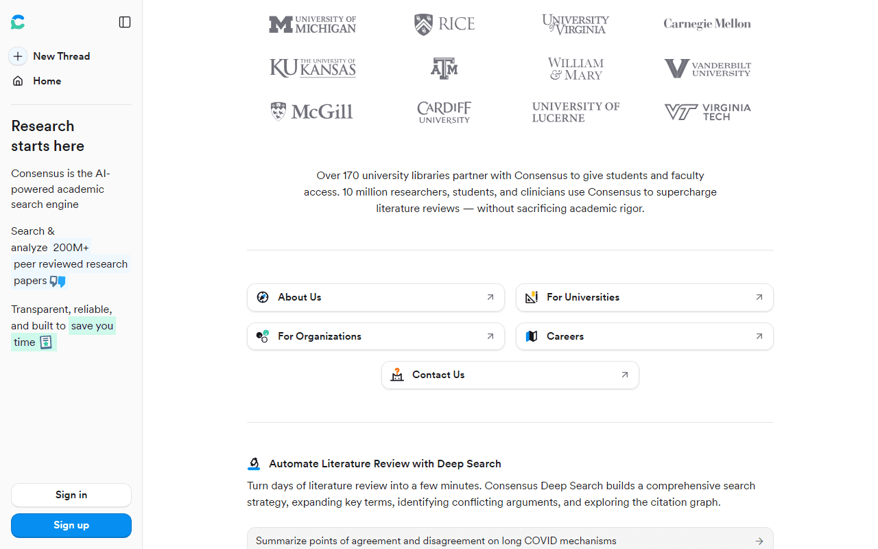 Built with leading universities