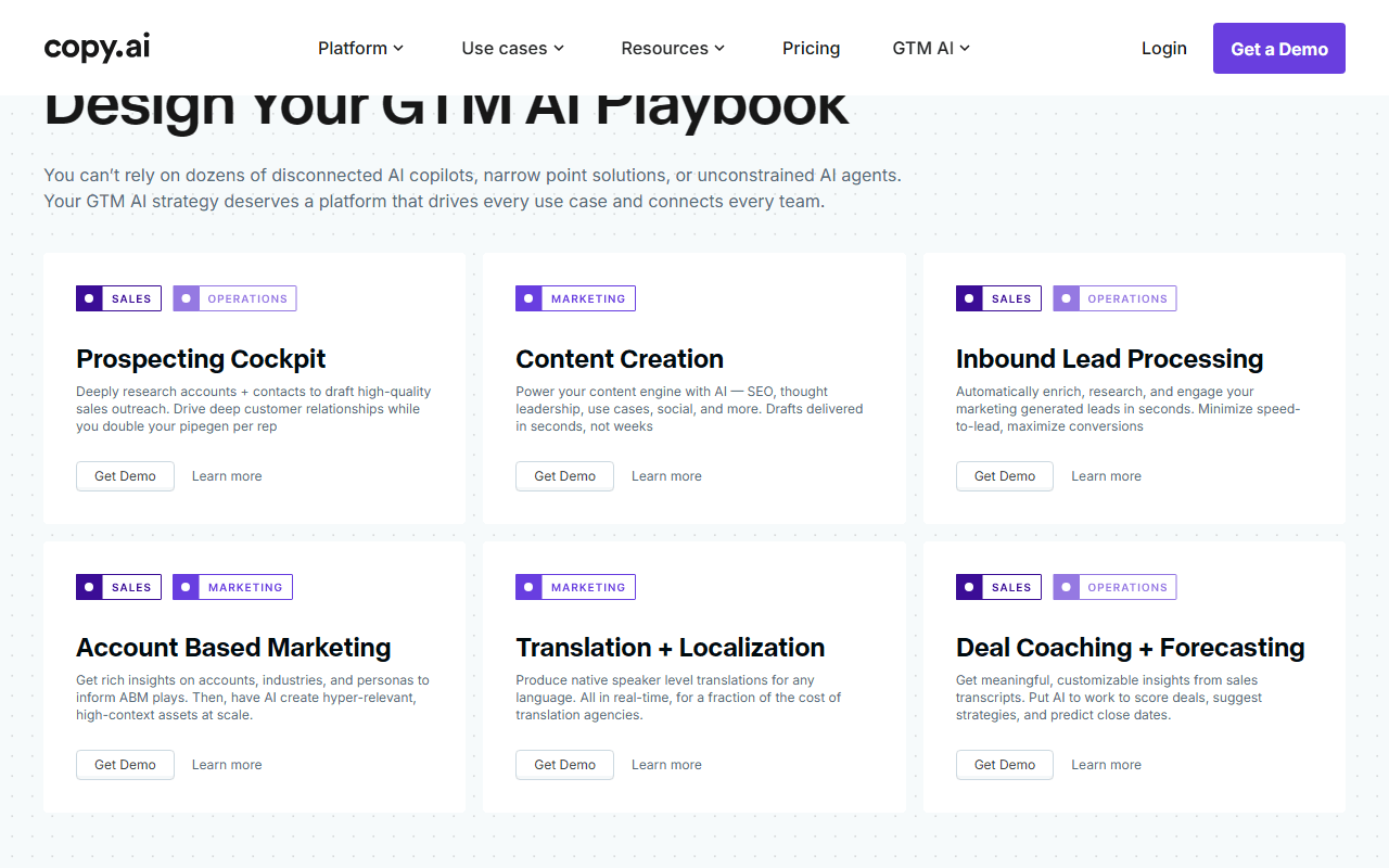 GTM AI playbook