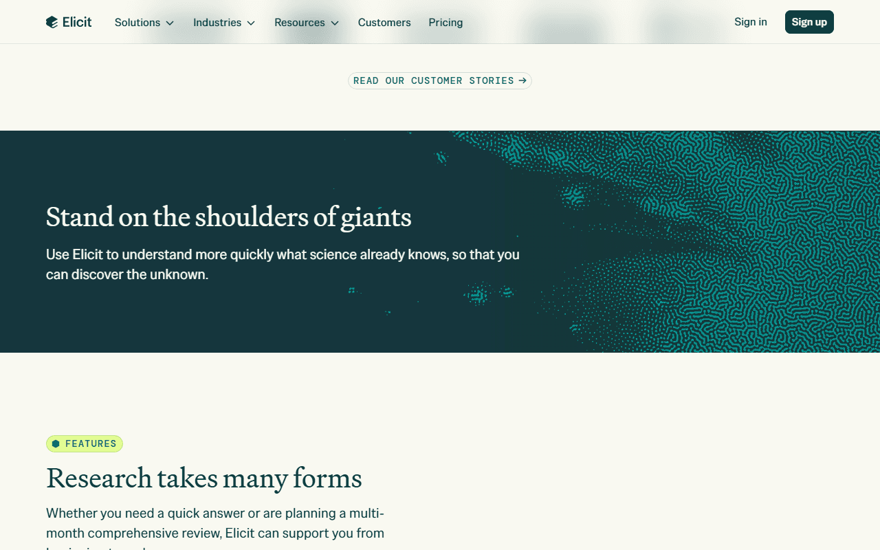 Stand on the shoulders of giants