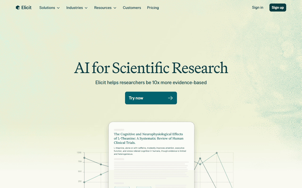 AI for scientific research
