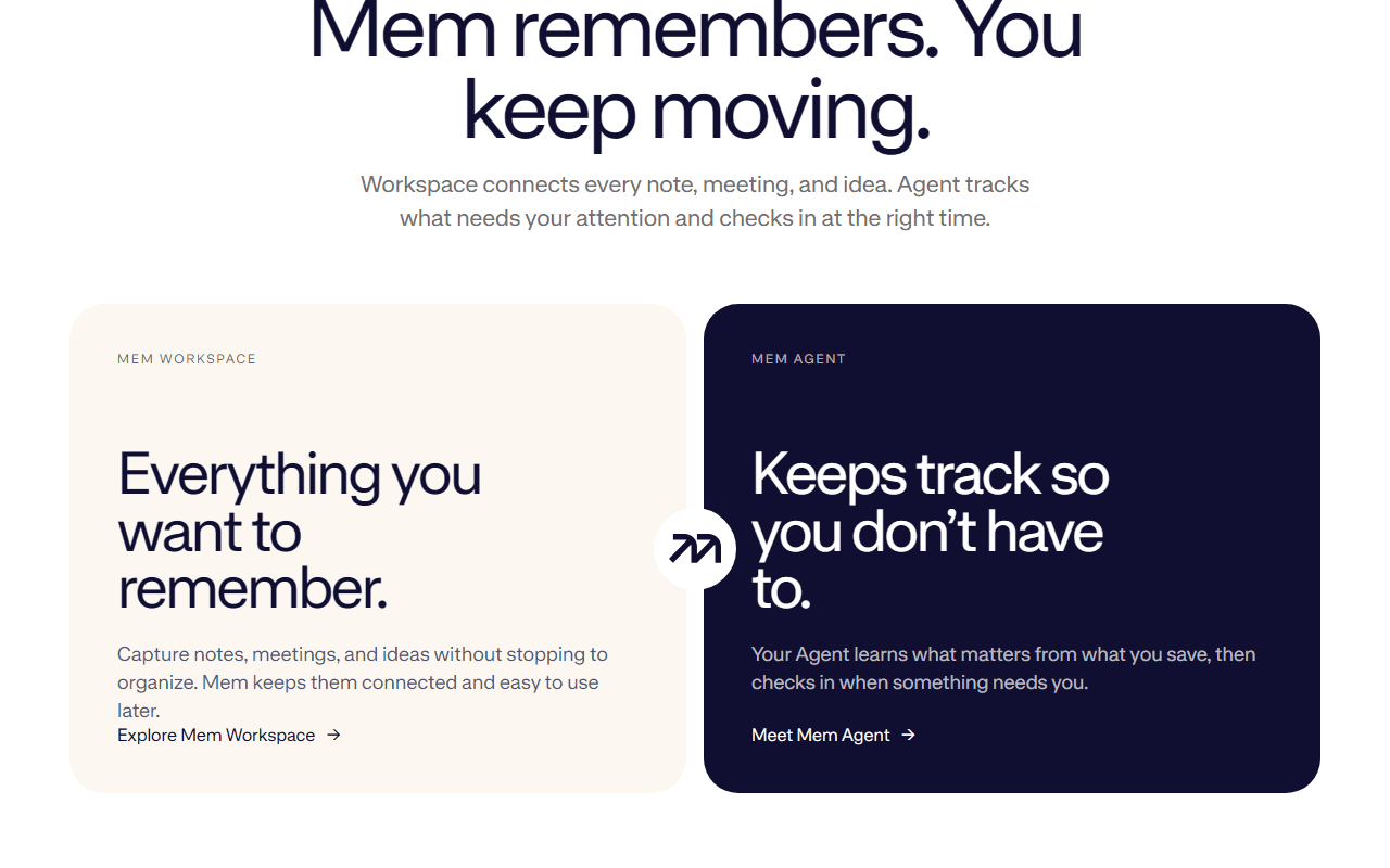 Mem remembers so you move