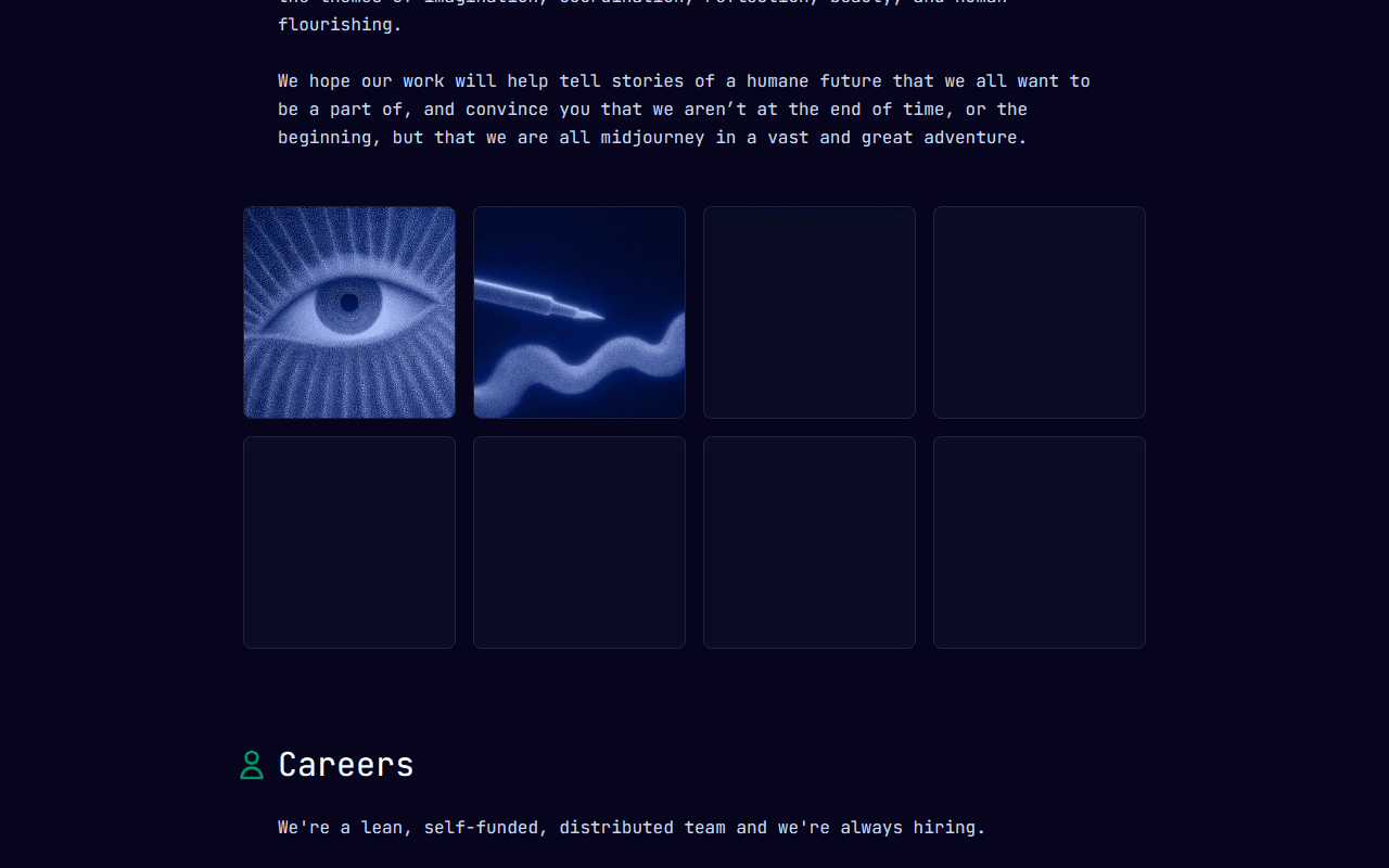 A showcase of generated imagery