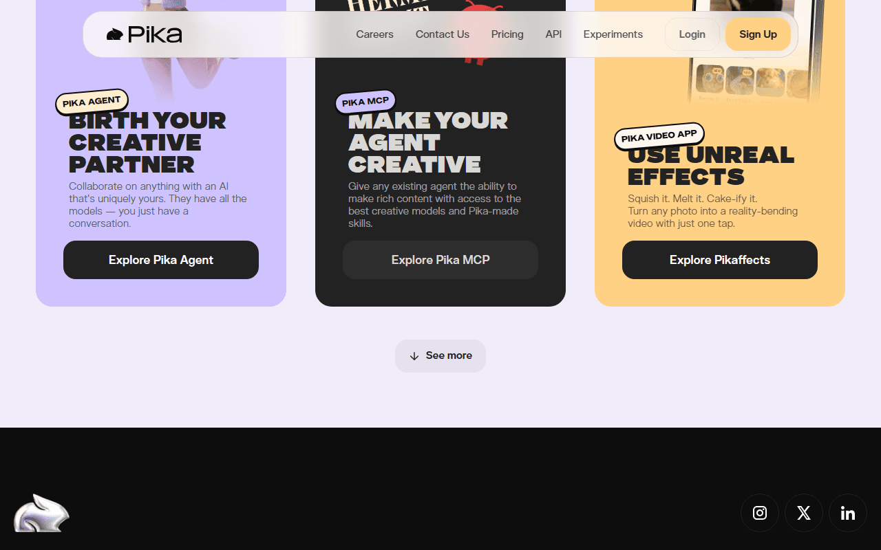 Pikaffects and creative agents