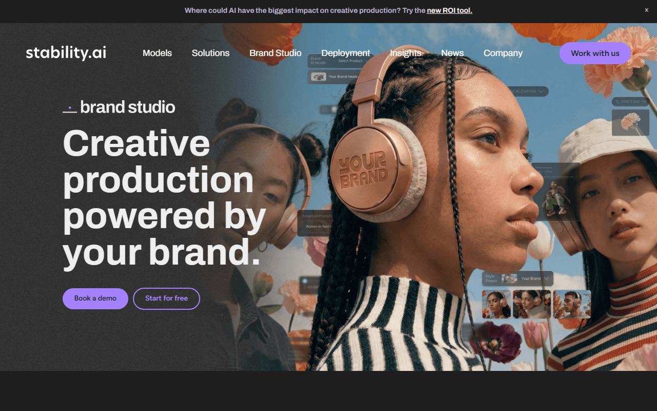 Creative production for brands