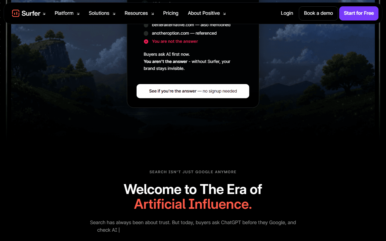 The era of artificial influence
